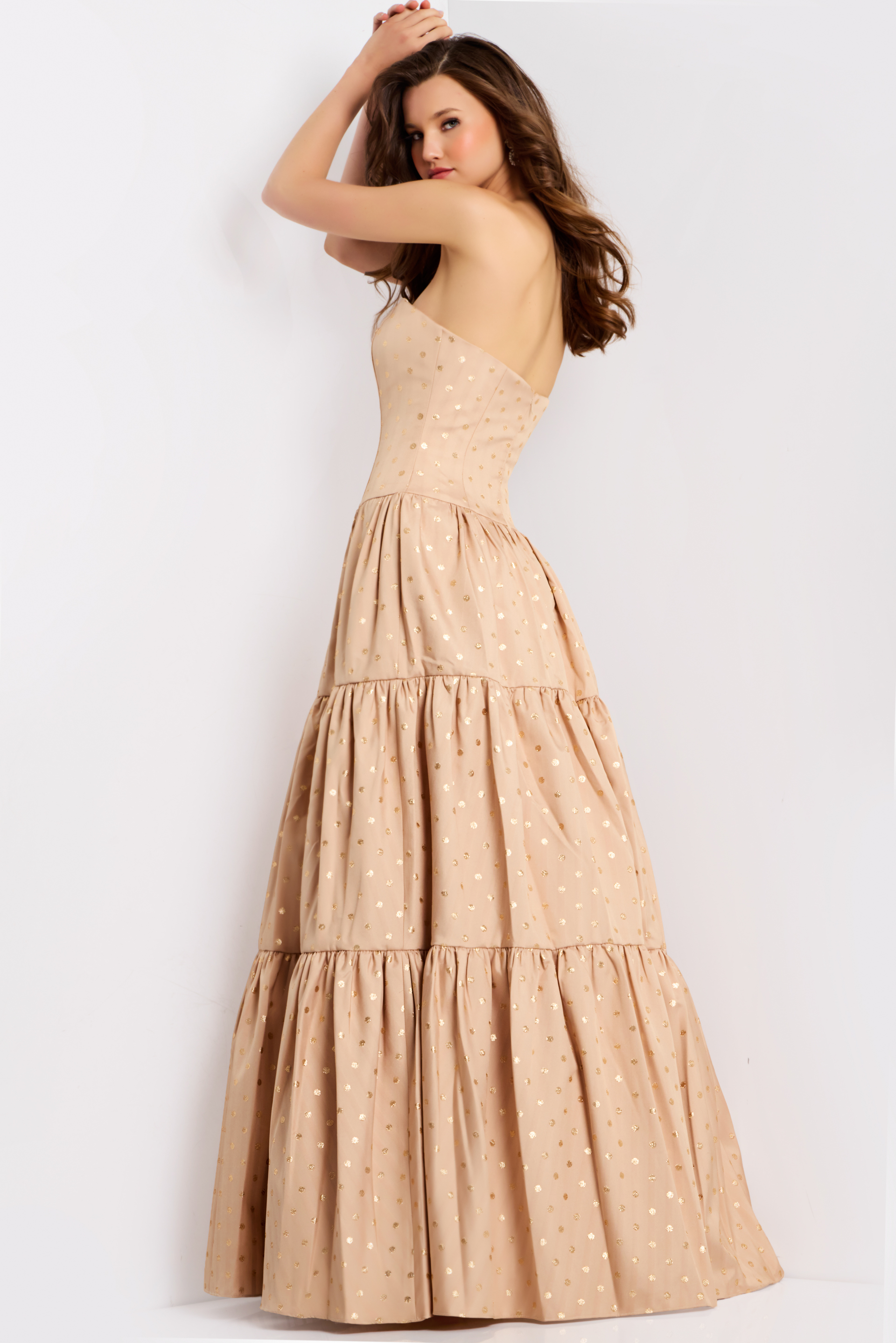 Tiered formal dress 49341