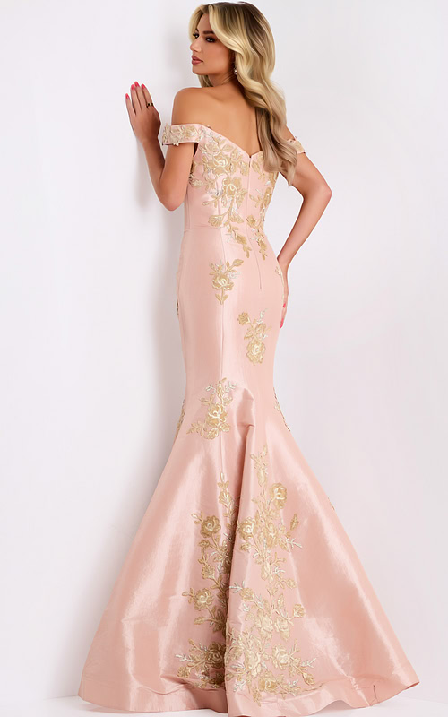 mermaid off the shoulder dress 0635