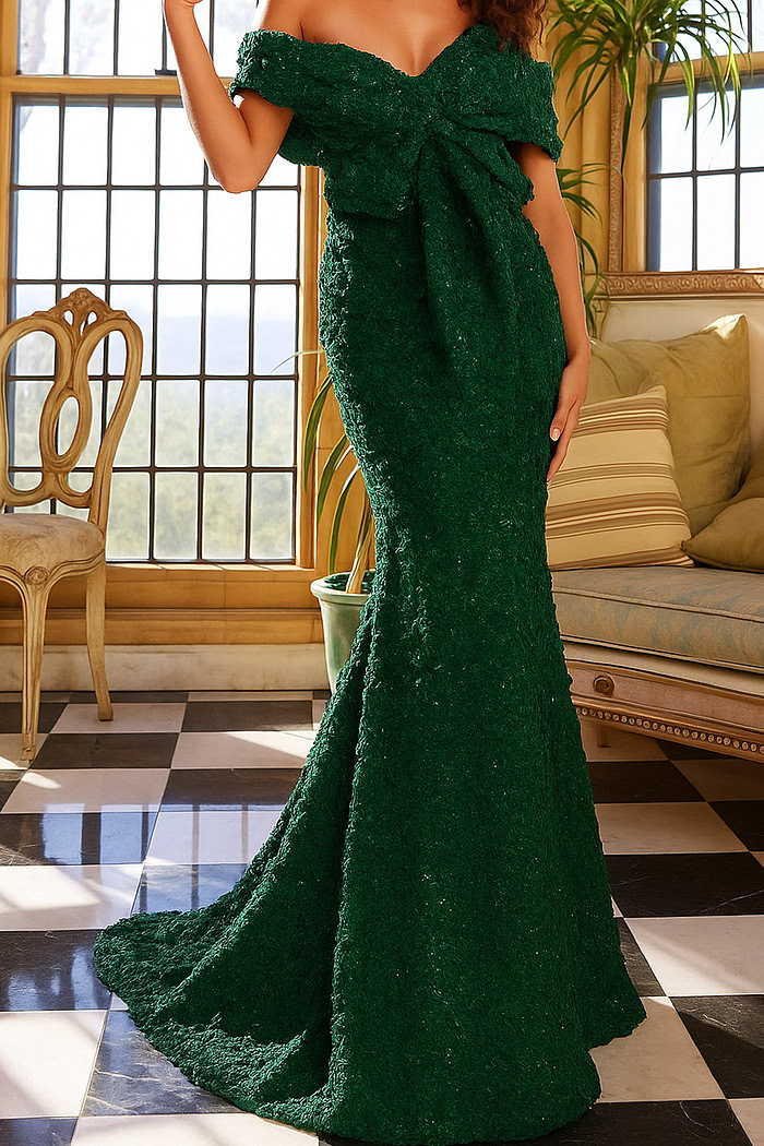 09768 emerald mermaid dress