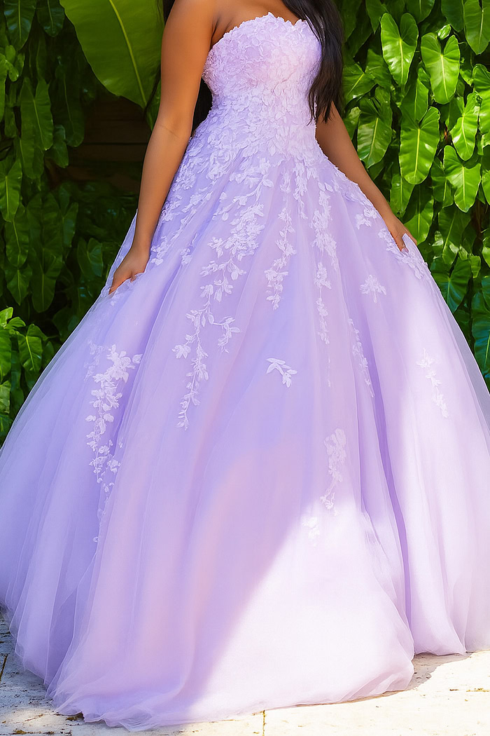 1831 lilac ball gown