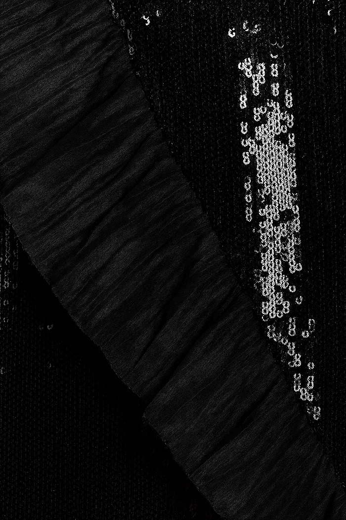 black beaded fabric for style 26159