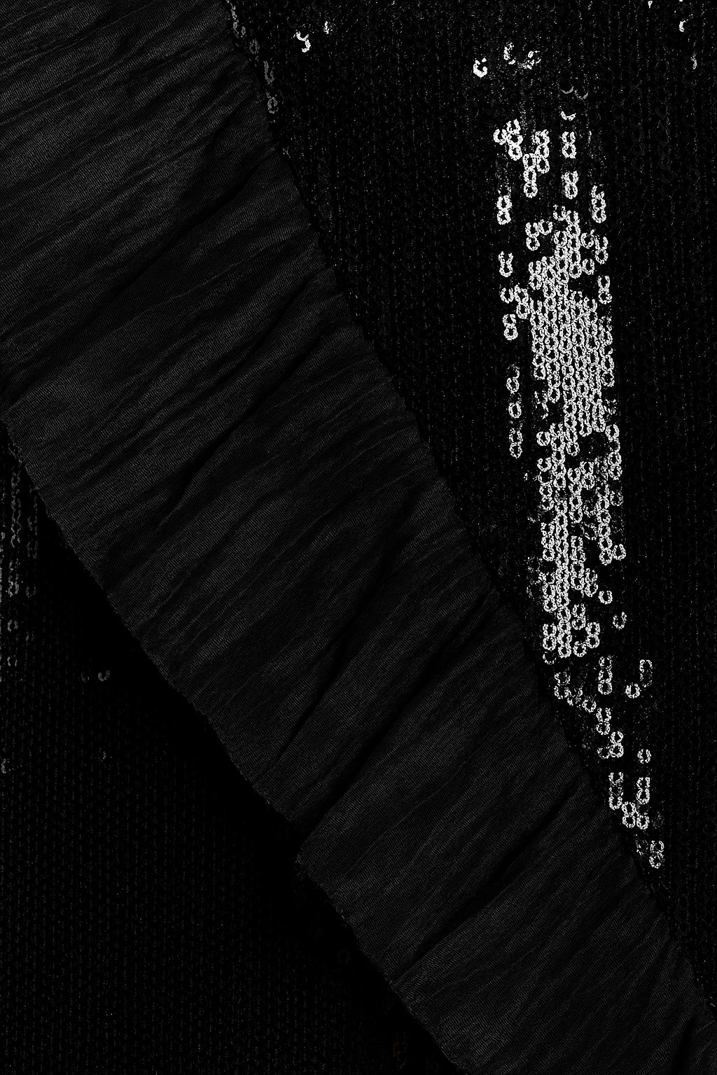 black beaded fabric for style 26159