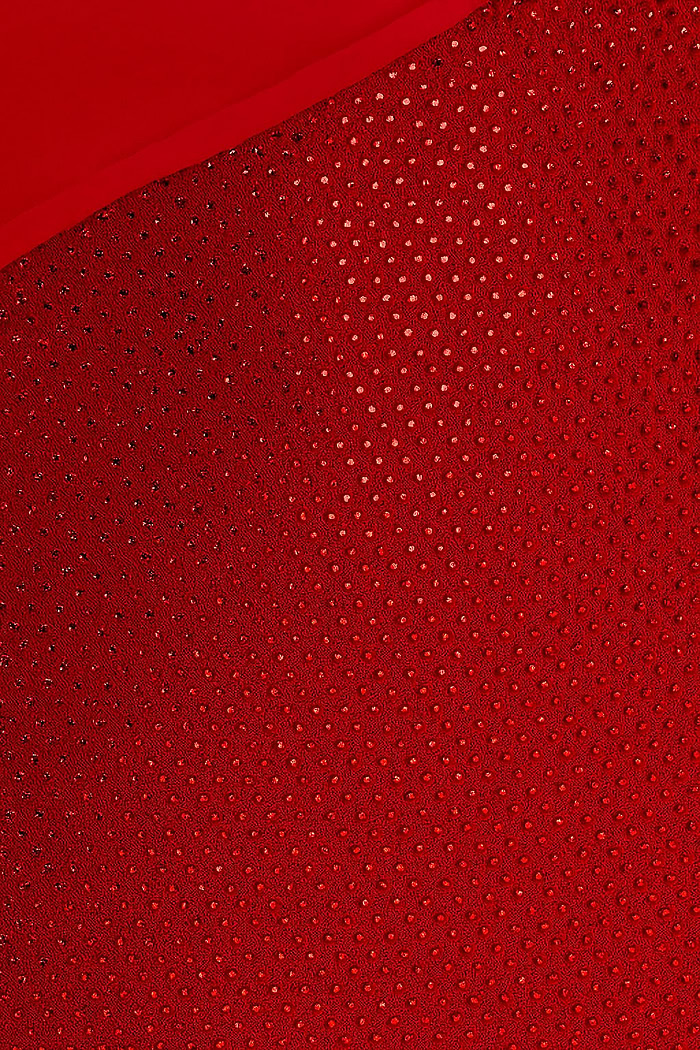 beaded red fabric for style 36373