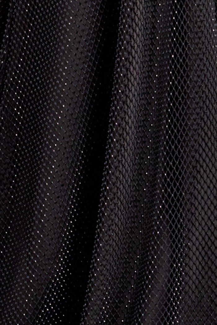black beaded fabric for style 36684