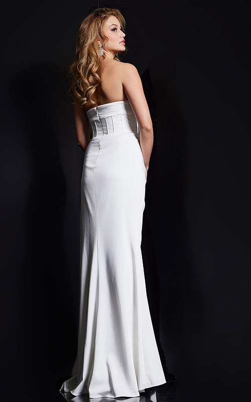 white jersey dress 44725