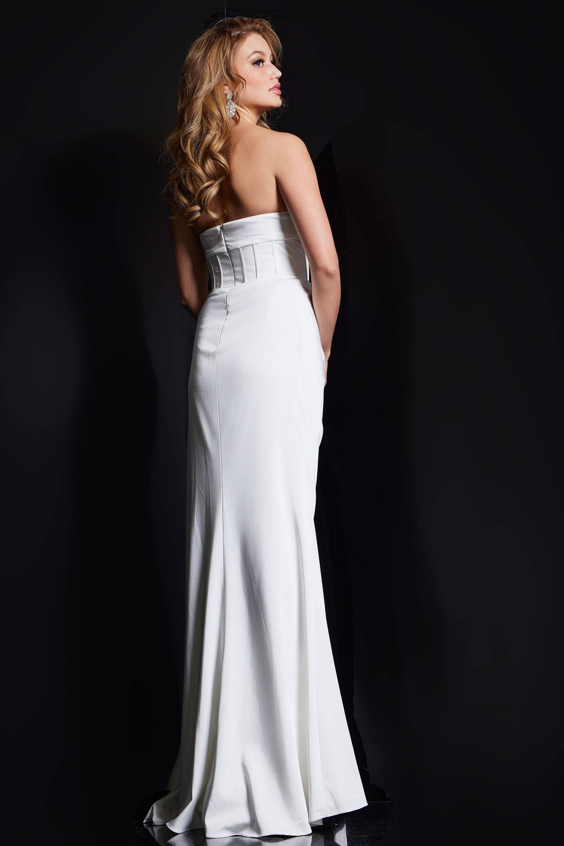 white jersey dress 44725