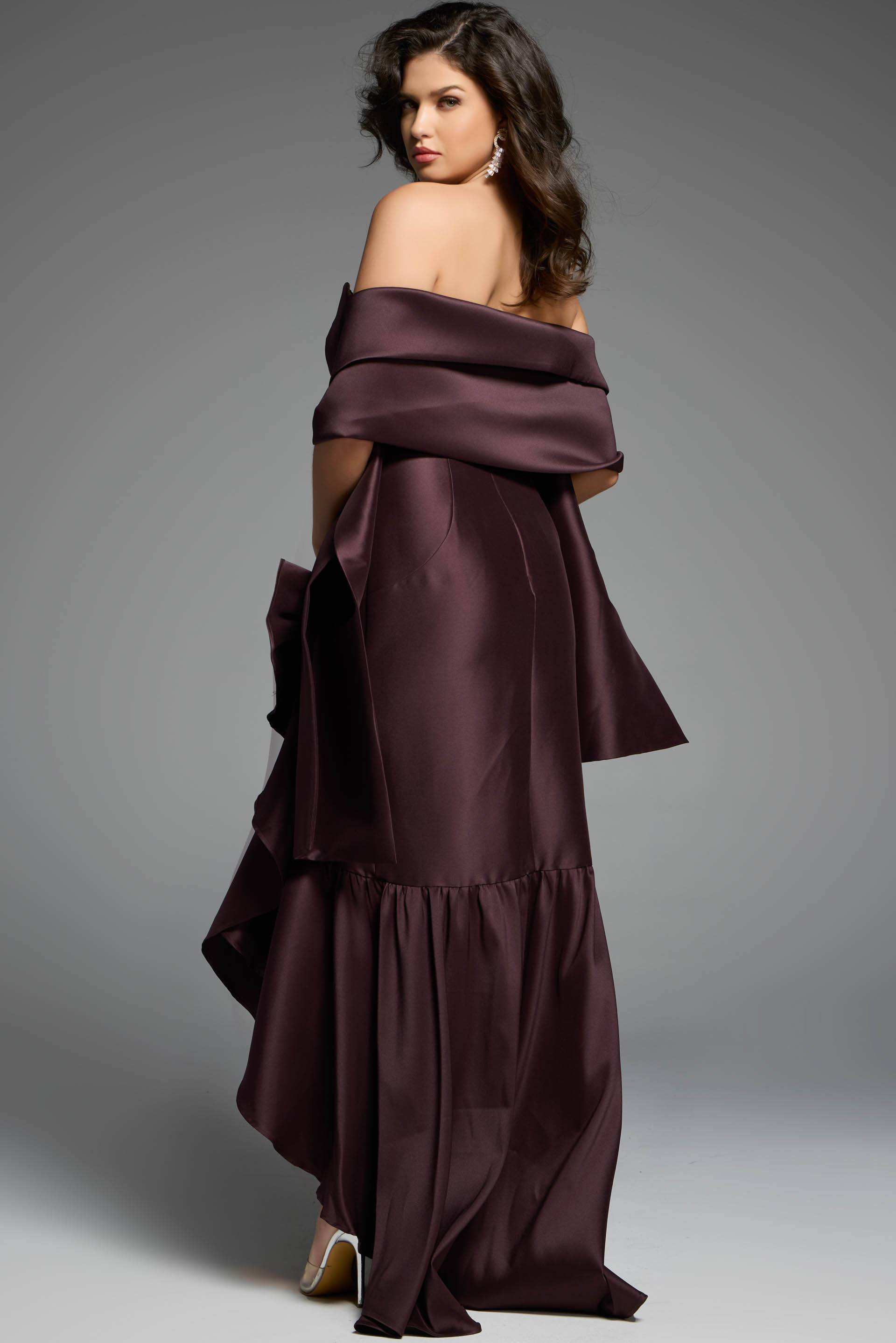 taffeta ruffled dress 39265