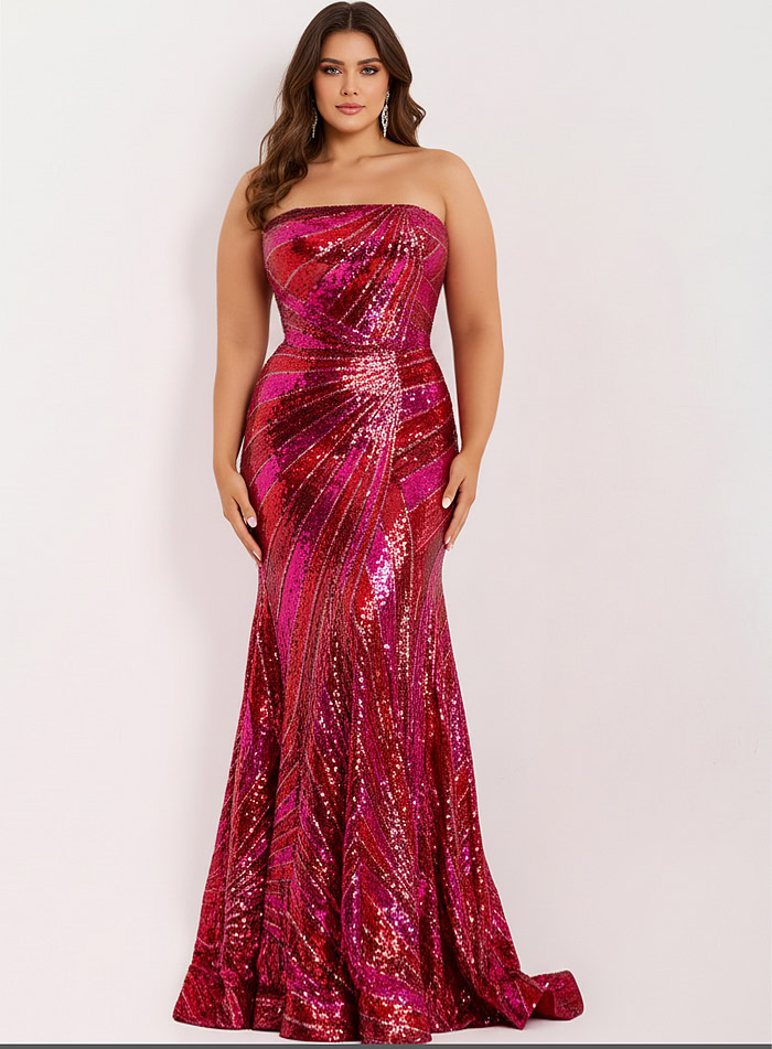 strapless mermaid dress 40765