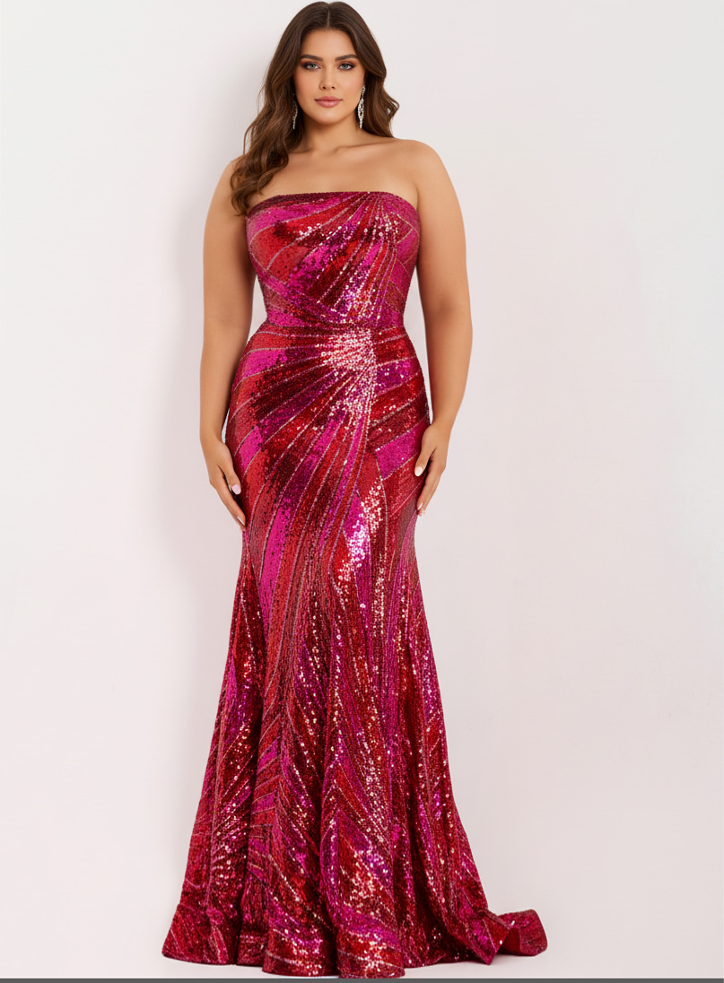 strapless mermaid dress 40765