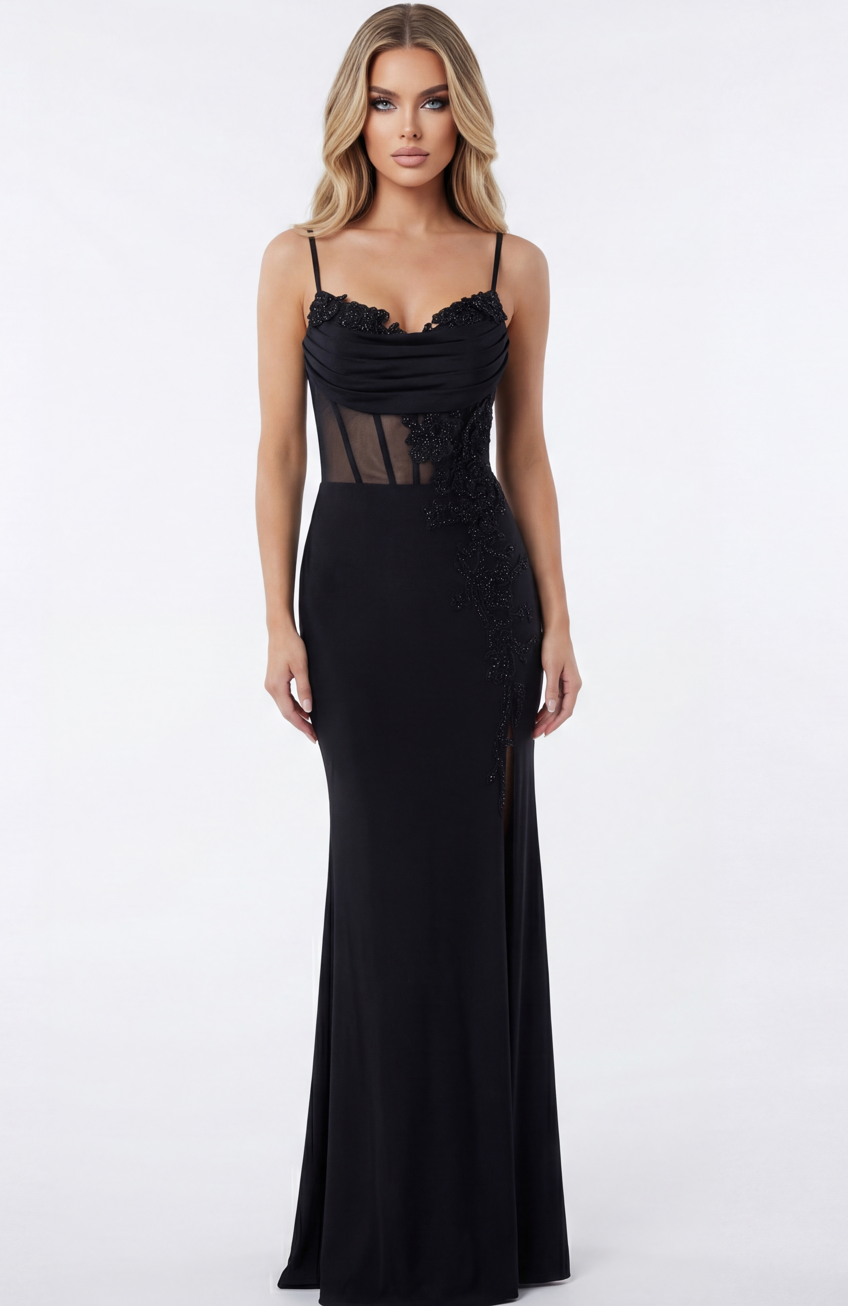 corset bodice black dress 42227