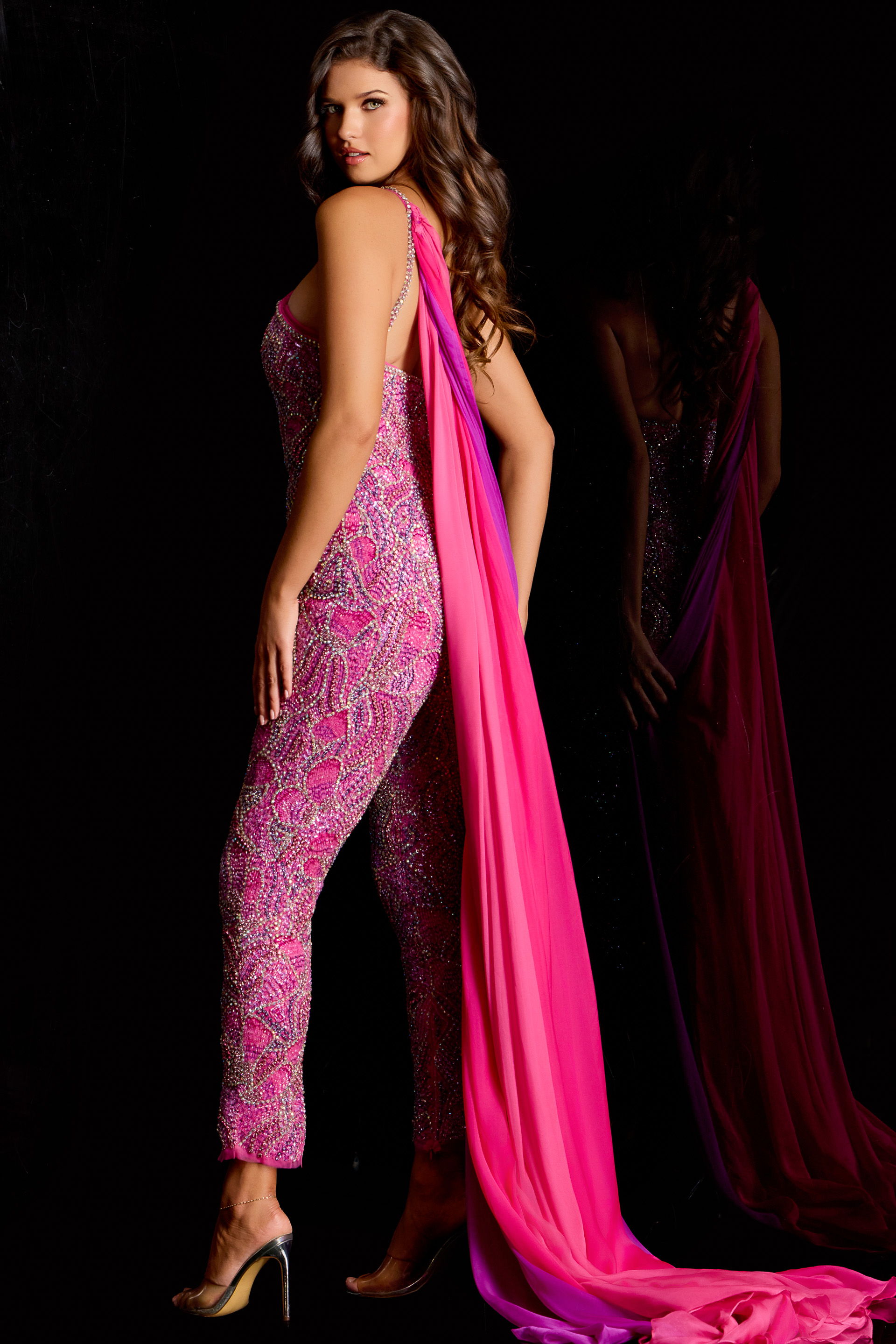 back of embellished jumpsuit 42556