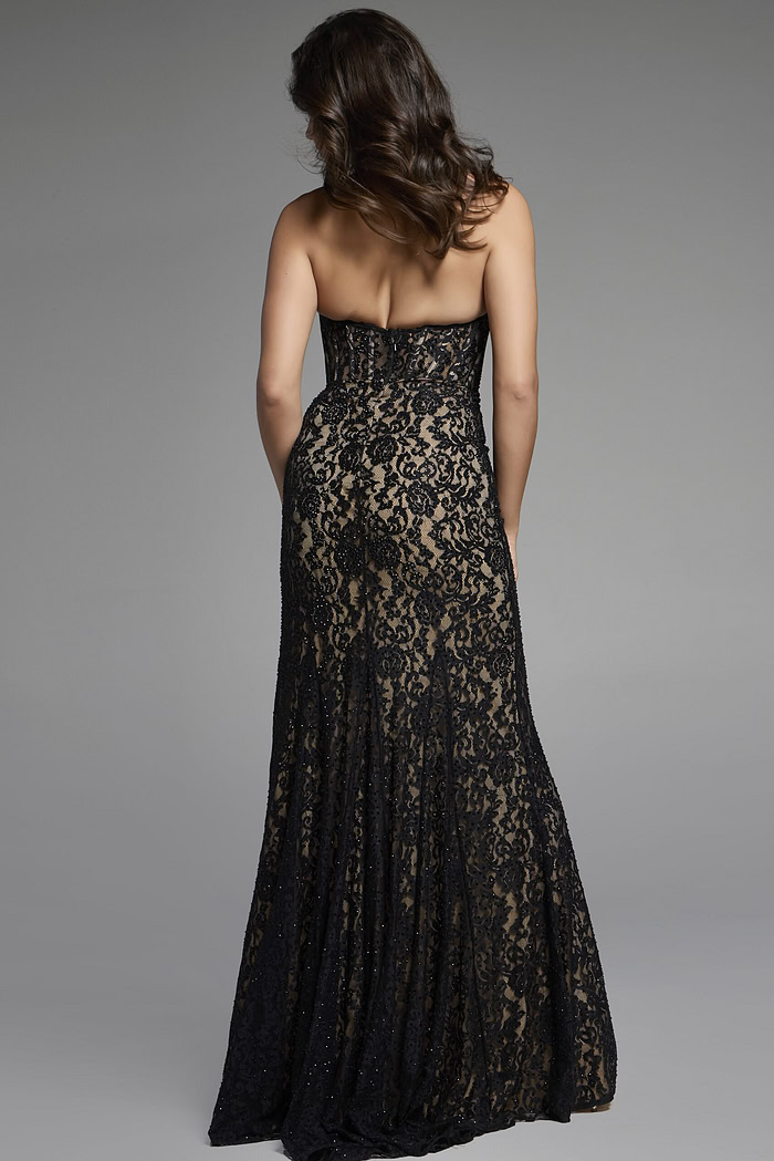 halter neck lace dress 42724