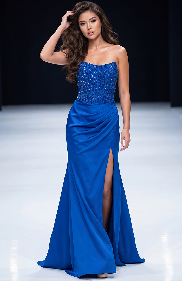 embellished corset bodice royal dress 43823