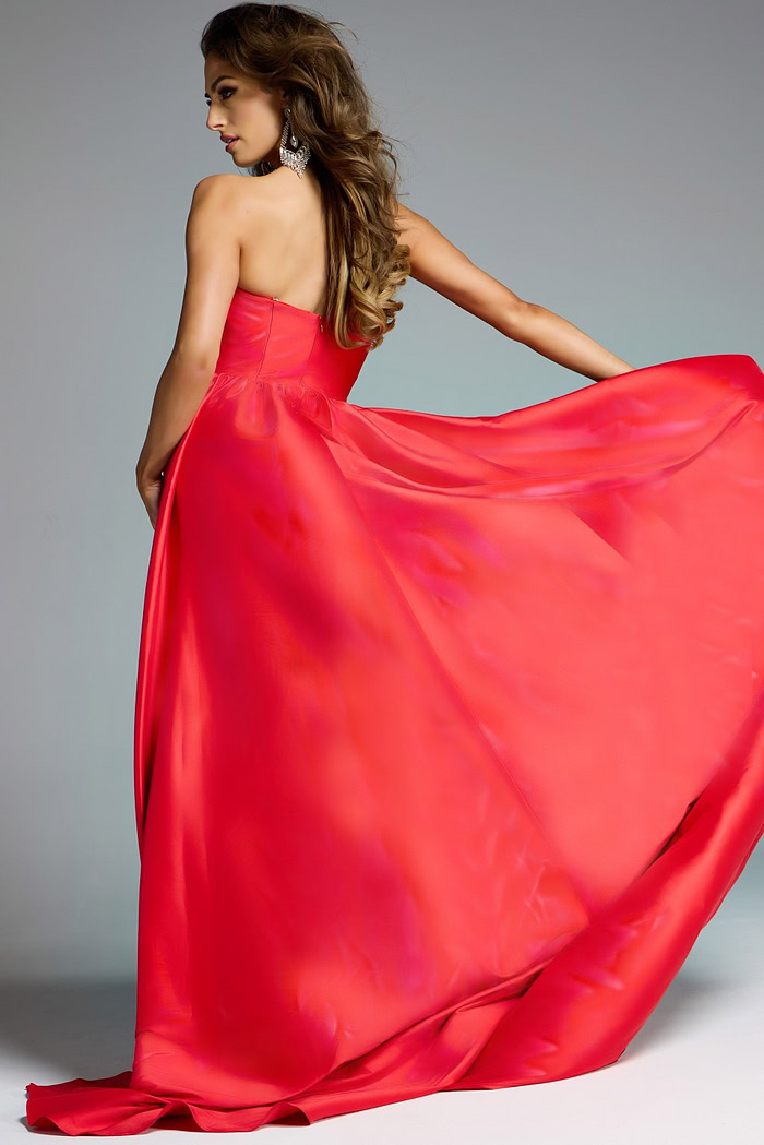 Model wearing Jovani dress 44180.
