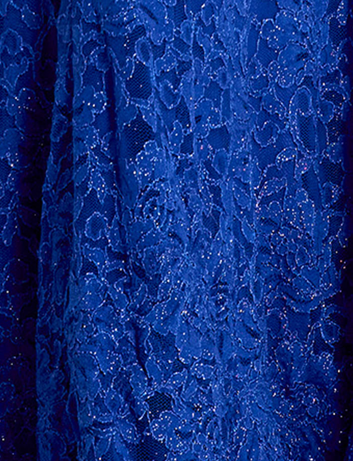 blue lace fabric for style 44417