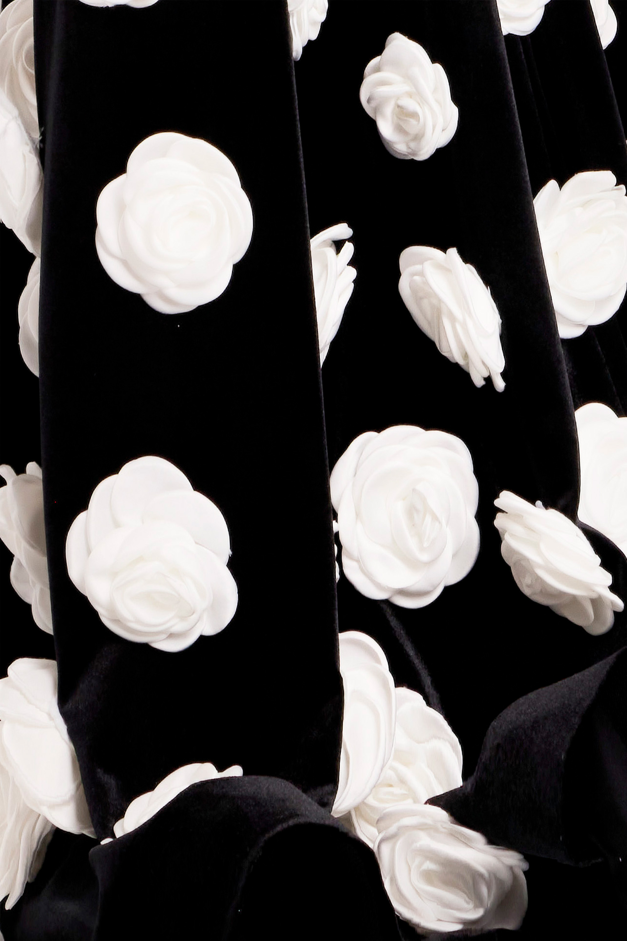 black and white floral fabric for 45238