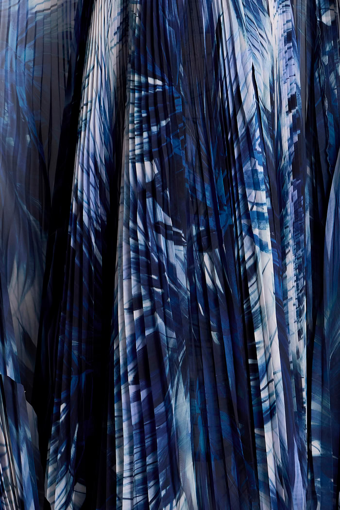 pleated fabric for style 45277