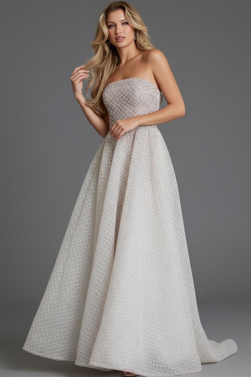 strapless cafe dress 45788