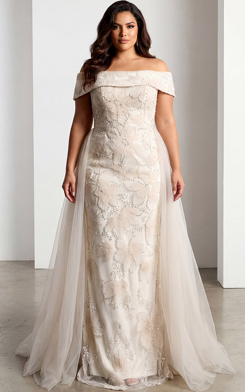 strapless off the shoulder dress 46034