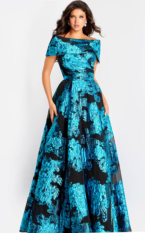 a line high neck dress 47630