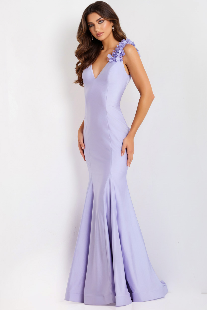mermaid ruffled dress 48120