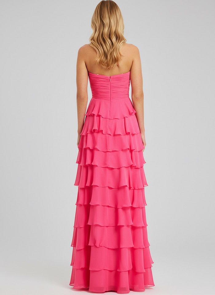 layered pink dress
