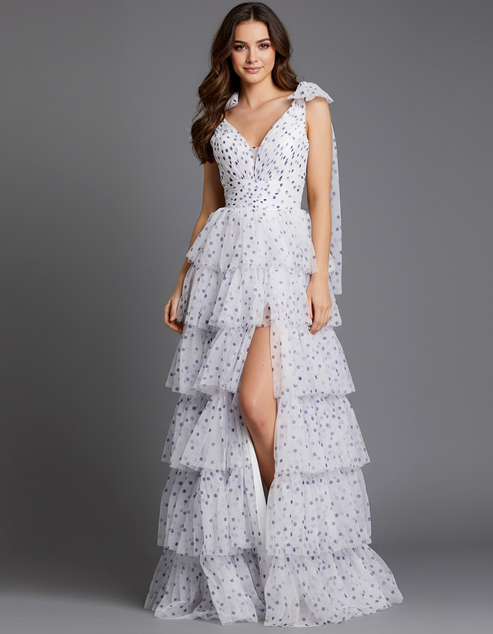 v neckline ruched dress with bow details 49358