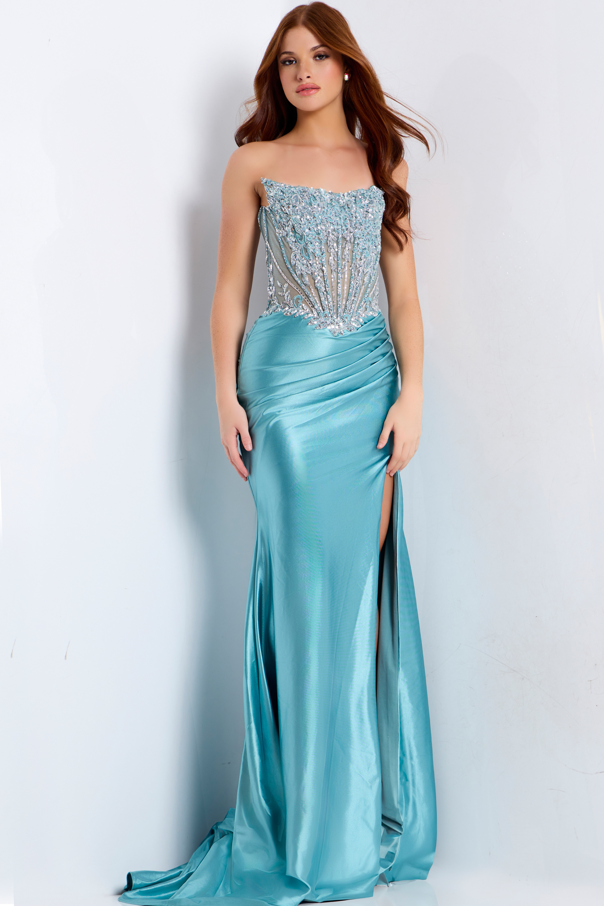 corset bodice embellised dress 49721
