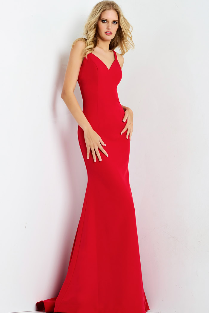 Mermaid Gown with Strappy Back 49861