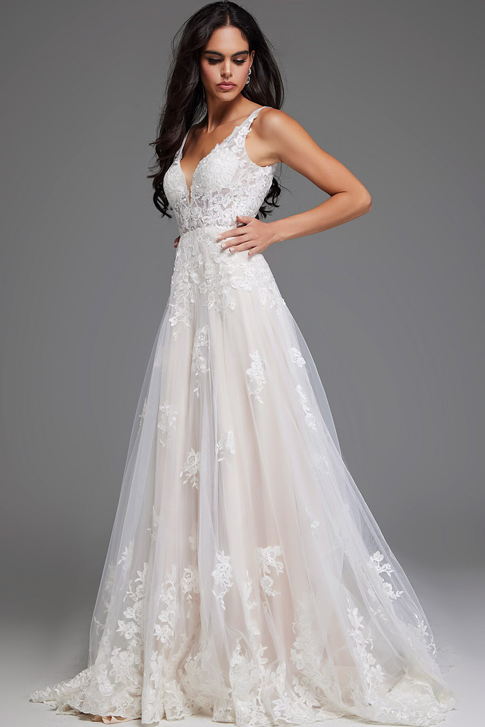 side of wedding dress JB220005