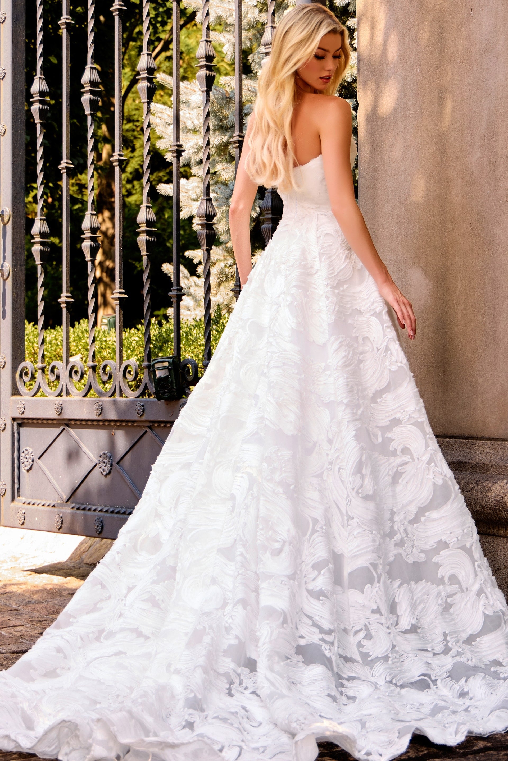 aline lace wedding dress JB44115