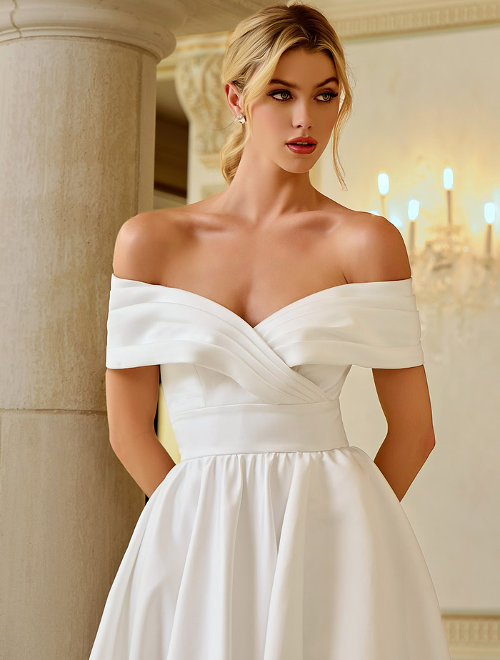 Strapless Satin Ball Gown with Crystal Beaded Bodice JB45169