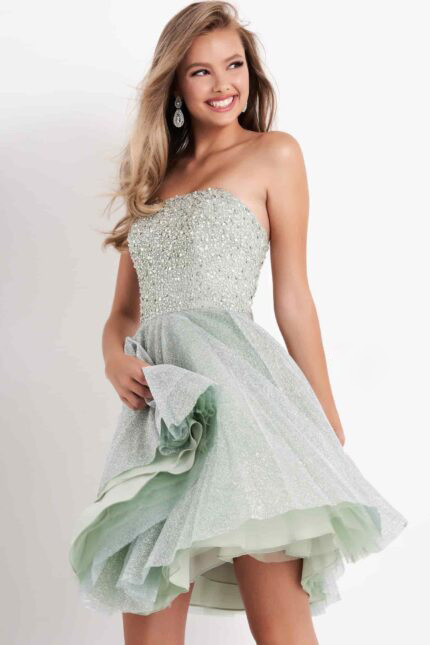 coret bodice embellished dress K59903